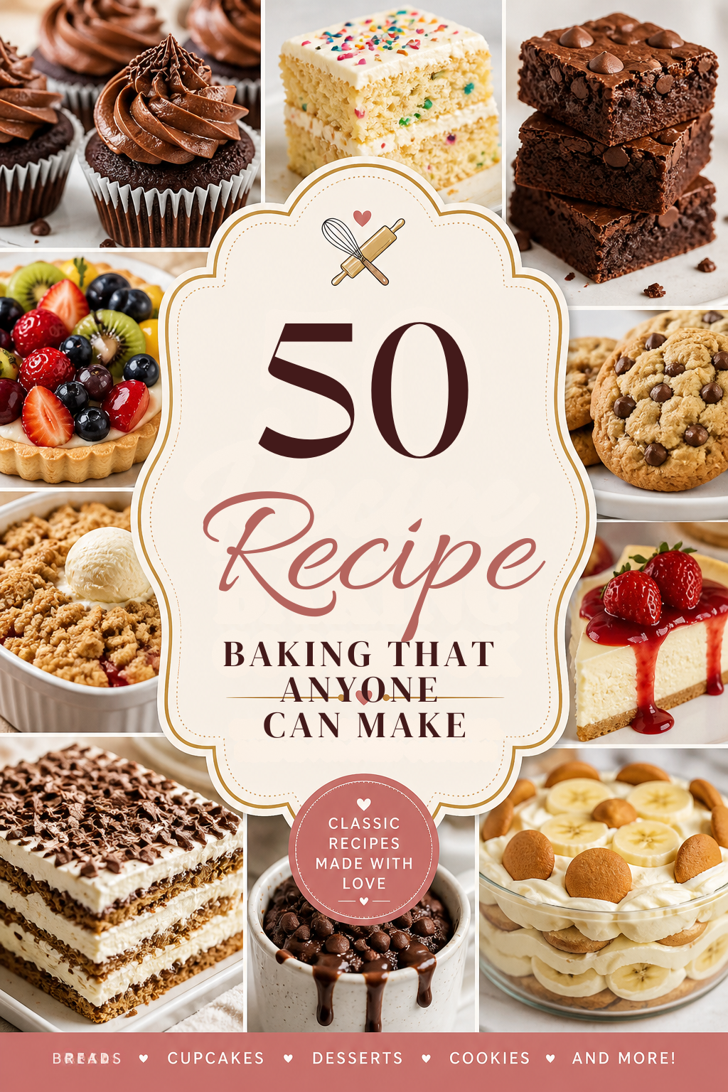 50 easy desserts anyone can make
